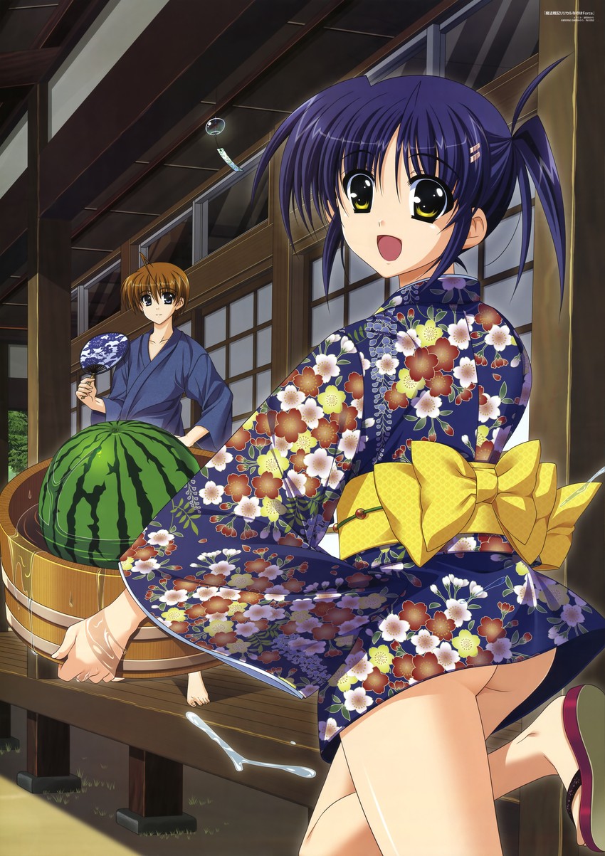isis egret and thoma avenir (lyrical nanoha and 2 more) drawn by higa_yukari