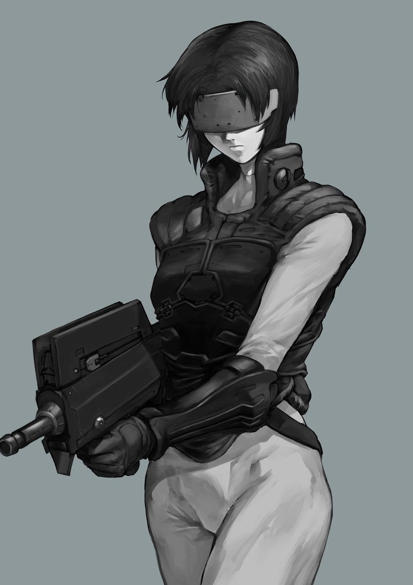 kusanagi motoko (ghost in the shell) drawn by frog243