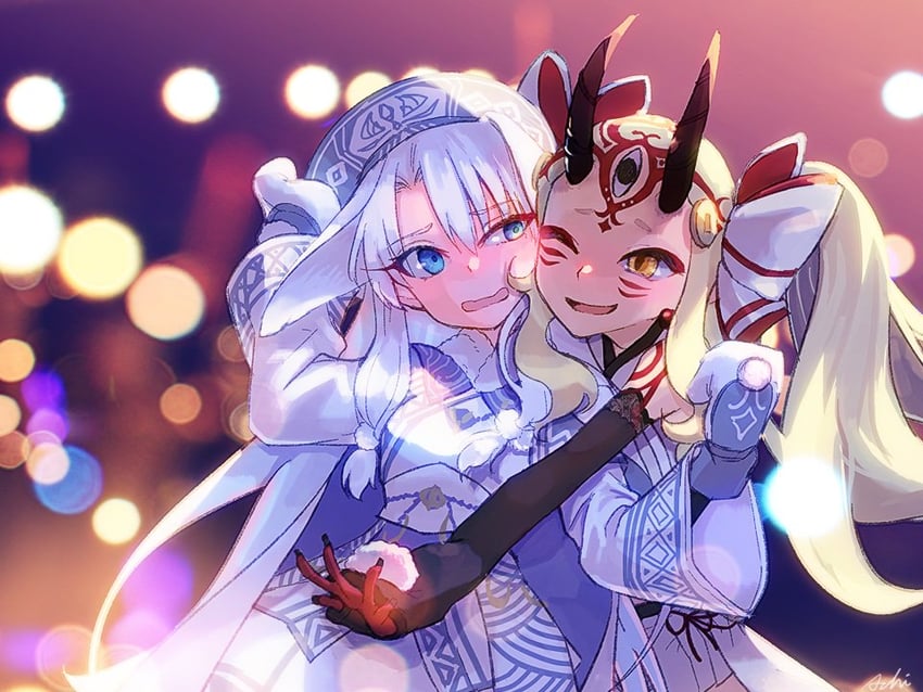 ibaraki douji and sitonai (fate and 1 more) drawn by isagiyo