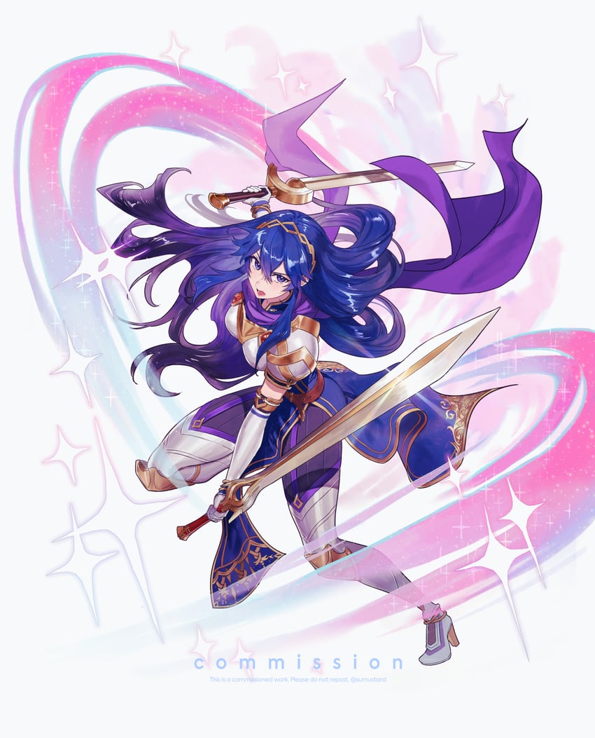 lucina and ayra (fire emblem and 2 more) drawn by sumustard