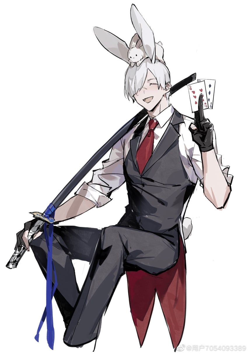 dante (devil may cry and 1 more) drawn by weibo_7054093389