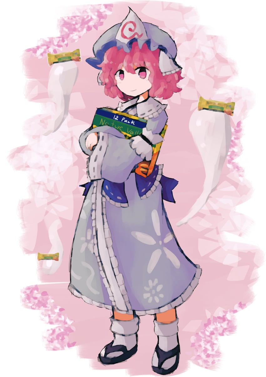 saigyouji yuyuko (touhou and 1 more) drawn by iesonatana