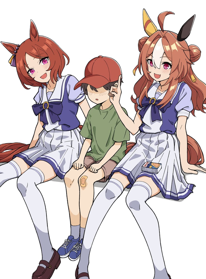 copano rickey and sakura laurel (umamusume) drawn by oxymoron_0213