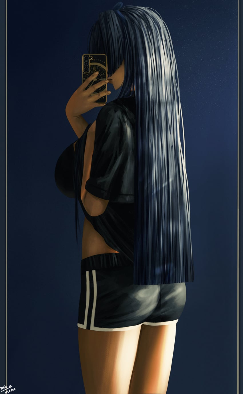 ouro kronii (hololive and 1 more) drawn by steb