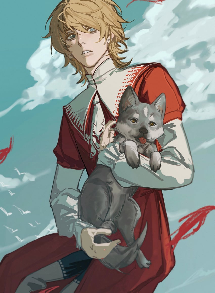 joshua rosfield and torgal (final fantasy and 1 more) drawn by qmyyz