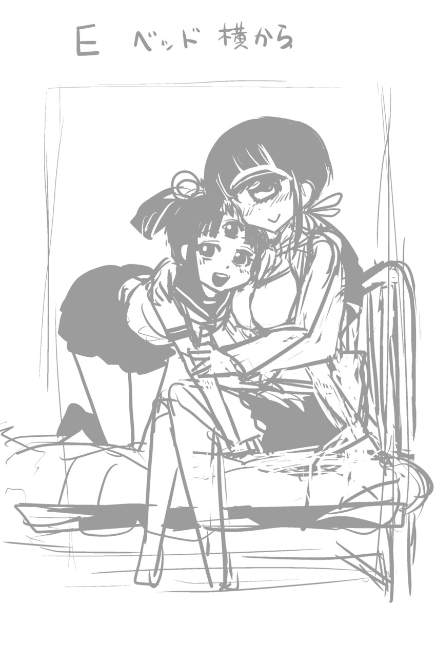 manaka hitomi and manaka mitsumi (hitomi sensei no hokenshitsu) drawn by shake-o