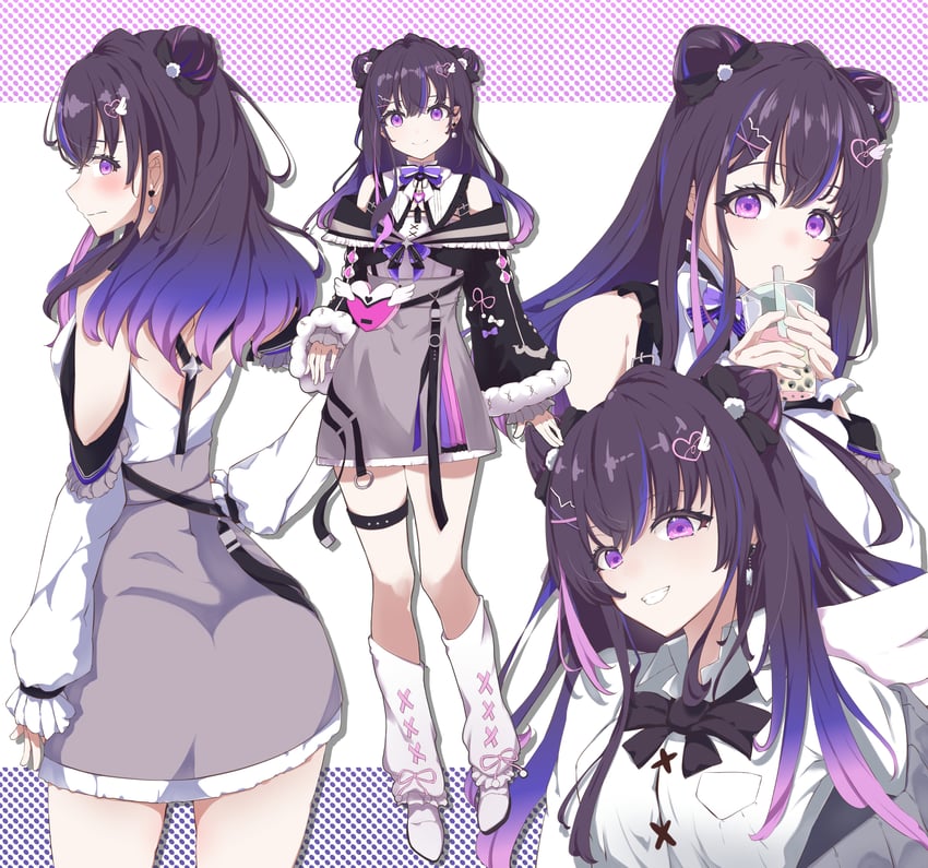 mikure narin (vspo! and 1 more) drawn by ashinobu_panda