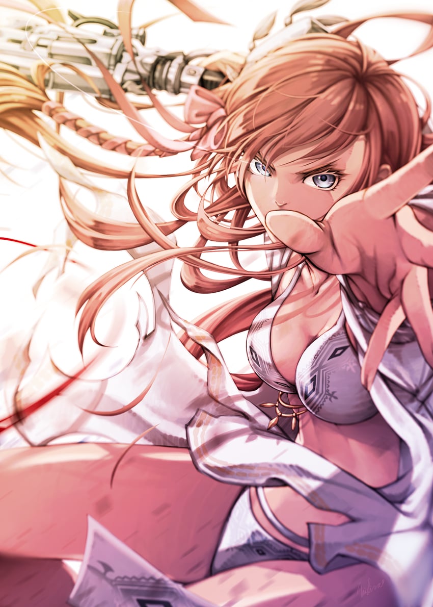 ryne waters and gunbreaker (final fantasy and 1 more) drawn by mihira_(tainosugatayaki)