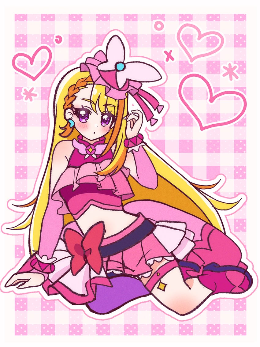 hijiri ageha and cure butterfly (precure and 1 more) drawn by umiyuki_(umi_chu)