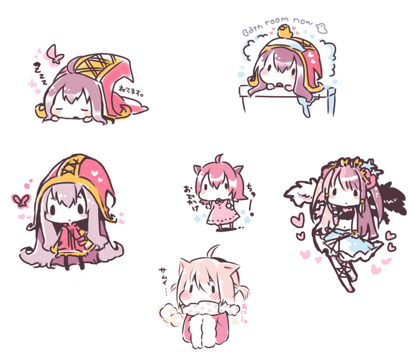 lulu, annie, and pix (league of legends) drawn by konatsu_miyu
