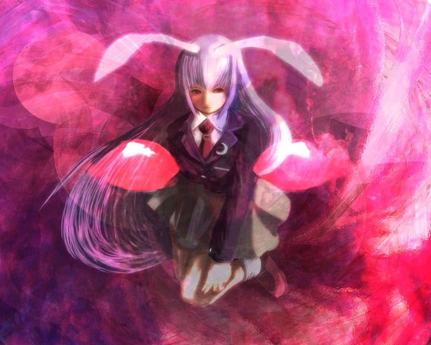 reisen udongein inaba (touhou) drawn by aojiru_(shiro_to_kuro_no_mukyou)