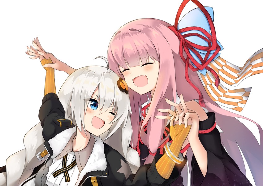 kizuna akari and kotonoha akane (vocaloid and 1 more) drawn by kashisuover