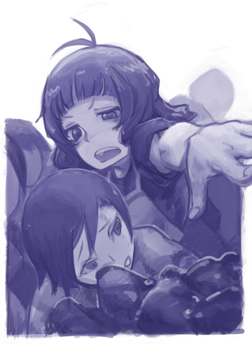 mizutani eri and hidaka mai (idolmaster and 1 more) drawn by toro3