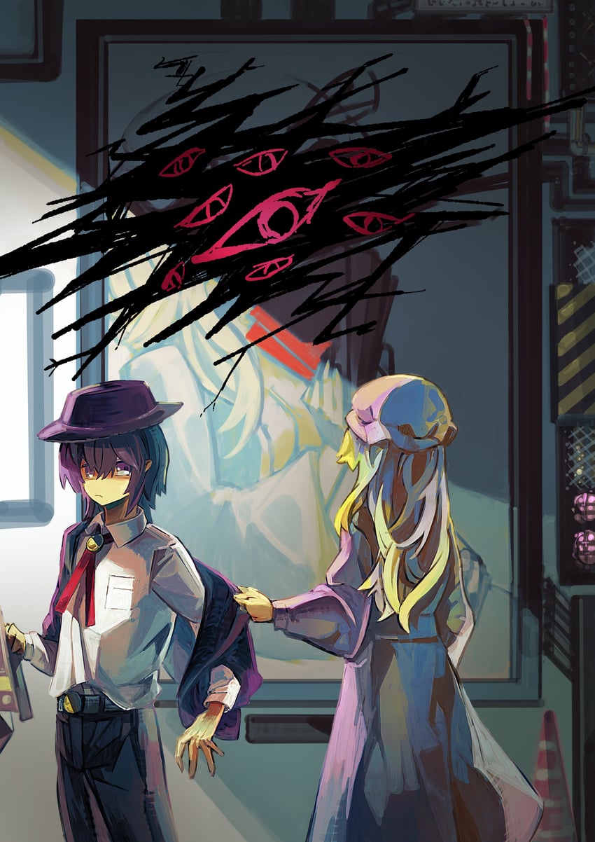 yakumo yukari, usami renko, and maribel hearn (touhou) drawn by itsuki_o