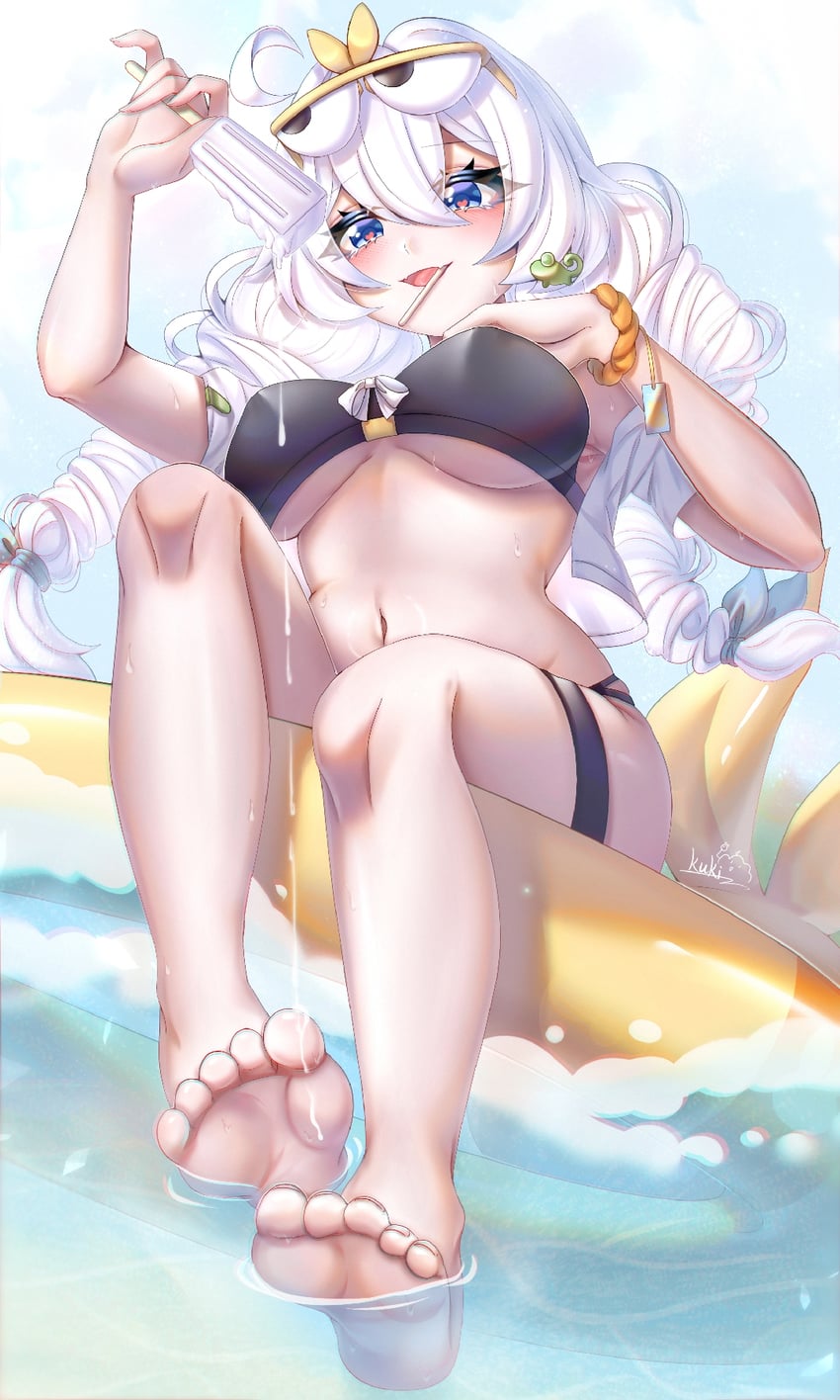 kiana kaslana (honkai and 1 more) drawn by cutescookie