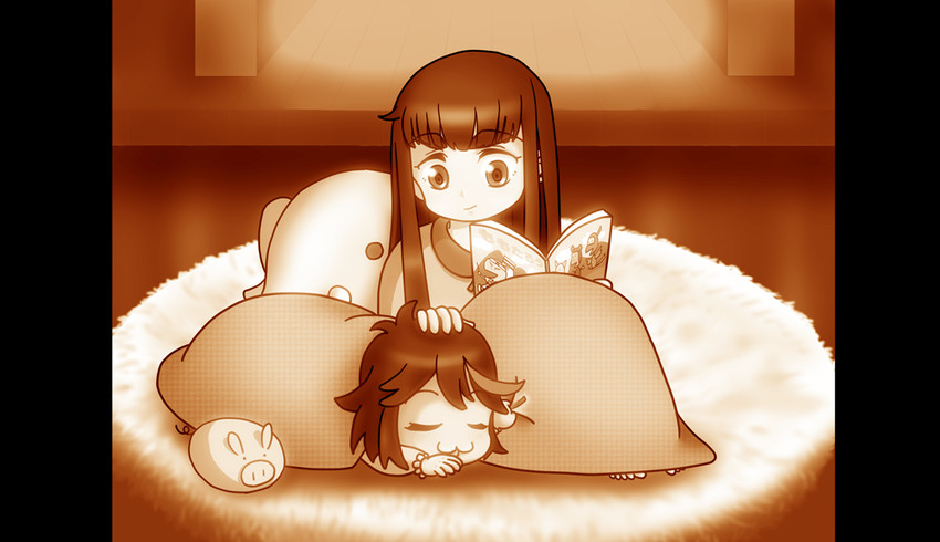 matoi ryuuko and kiryuuin satsuki (kill la kill) drawn by taka-y