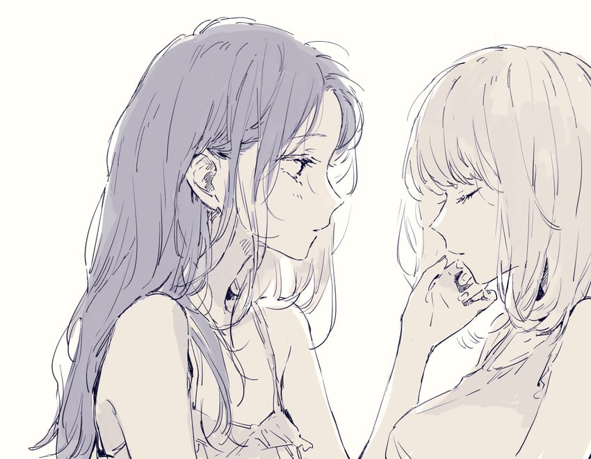 kousaka fuyuki and shirai eri (kono koi wo hoshi ni wa negawanai) drawn by kakmxxxny06