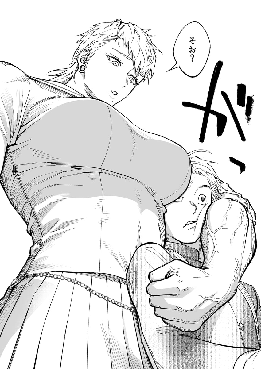 amehara shin and shiraki hama (original) drawn by tetsukazu