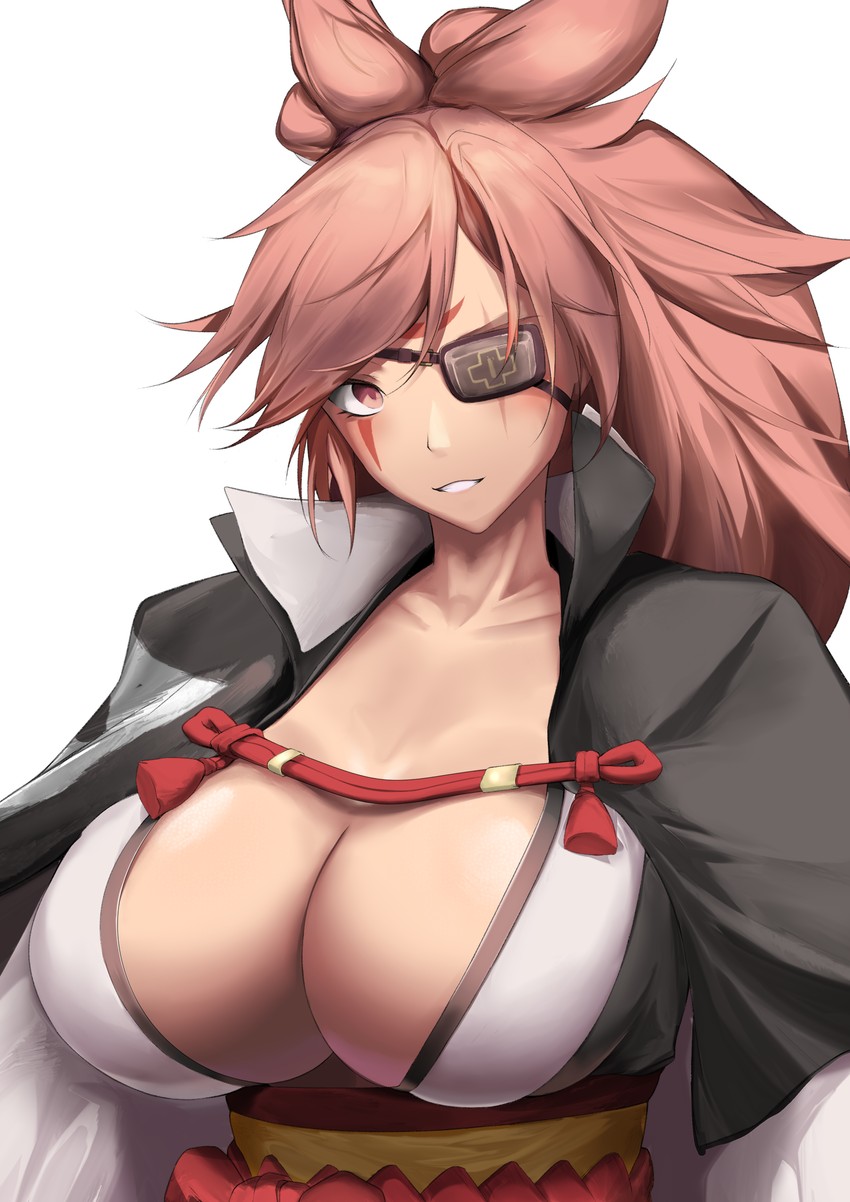 baiken (guilty gear and 1 more) drawn by zeqqqqk