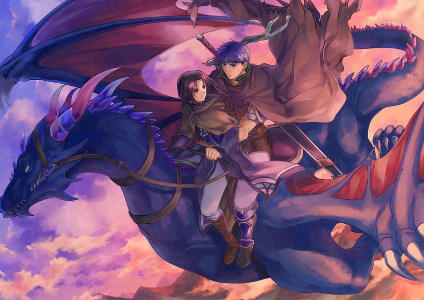 ike and soren (fire emblem and 1 more) drawn by nemupon_(goodlucky)
