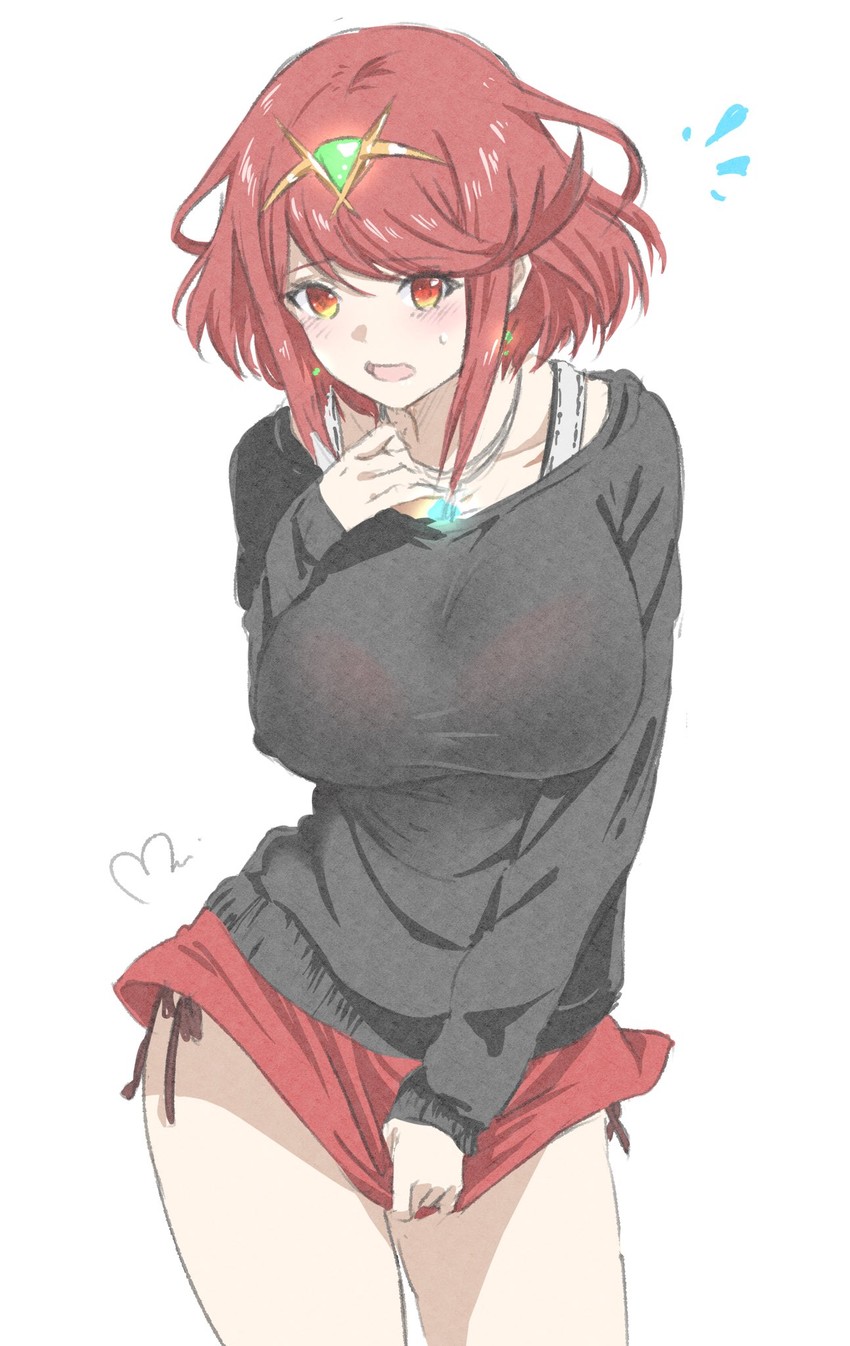 pyra (xenoblade chronicles and 1 more) drawn by mitsugu