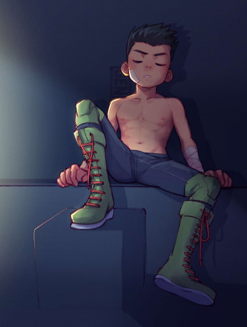 robin and damian wayne (dc comics and 1 more) drawn by justnetd