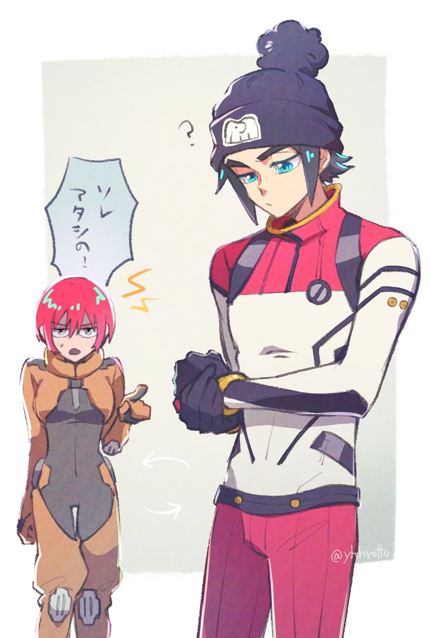amate yuzuriha and mikazuki augus (gundam and 2 more) drawn by ykhrotto