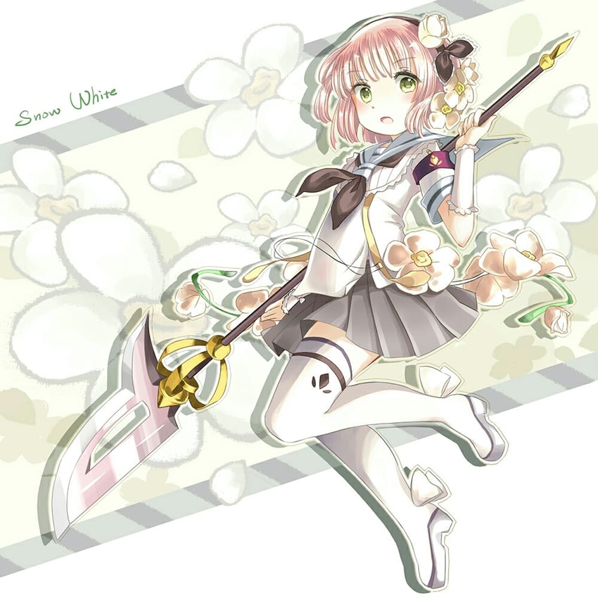 snow white and himekawa koyuki (mahou shoujo ikusei keikaku) drawn by minisons_(pixiv_19424337)