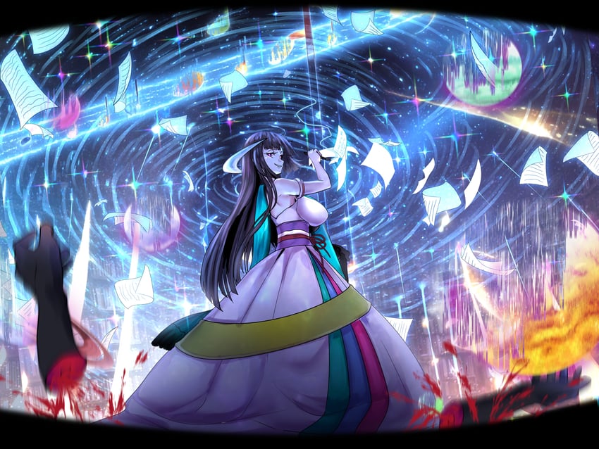 featherine augustus aurora (umineko no naku koro ni) drawn by ebora