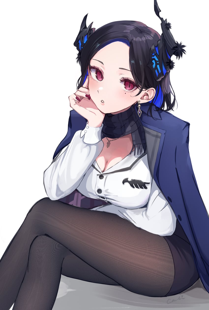nerissa ravencroft (hololive and 1 more) drawn by cauli