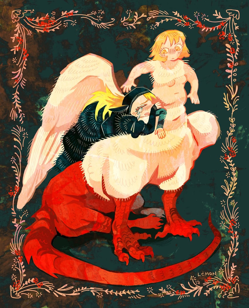 marcille donato and falin touden (dungeon meshi) drawn by ca9i93