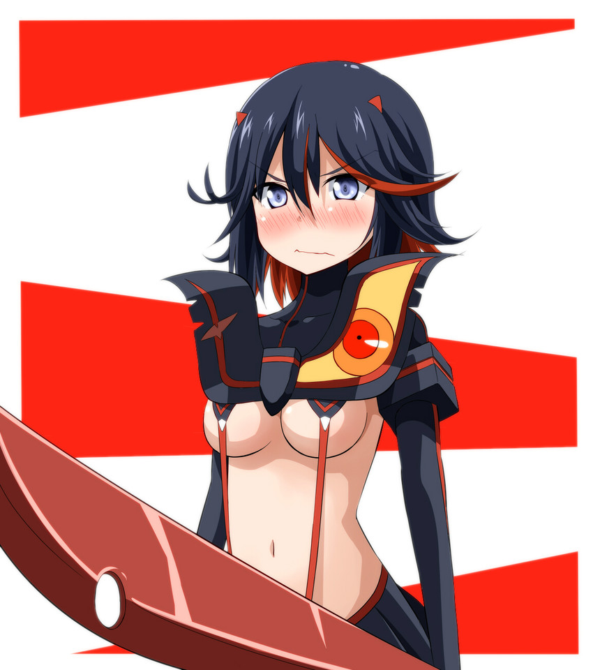 matoi ryuuko and senketsu (kill la kill) drawn by ukami