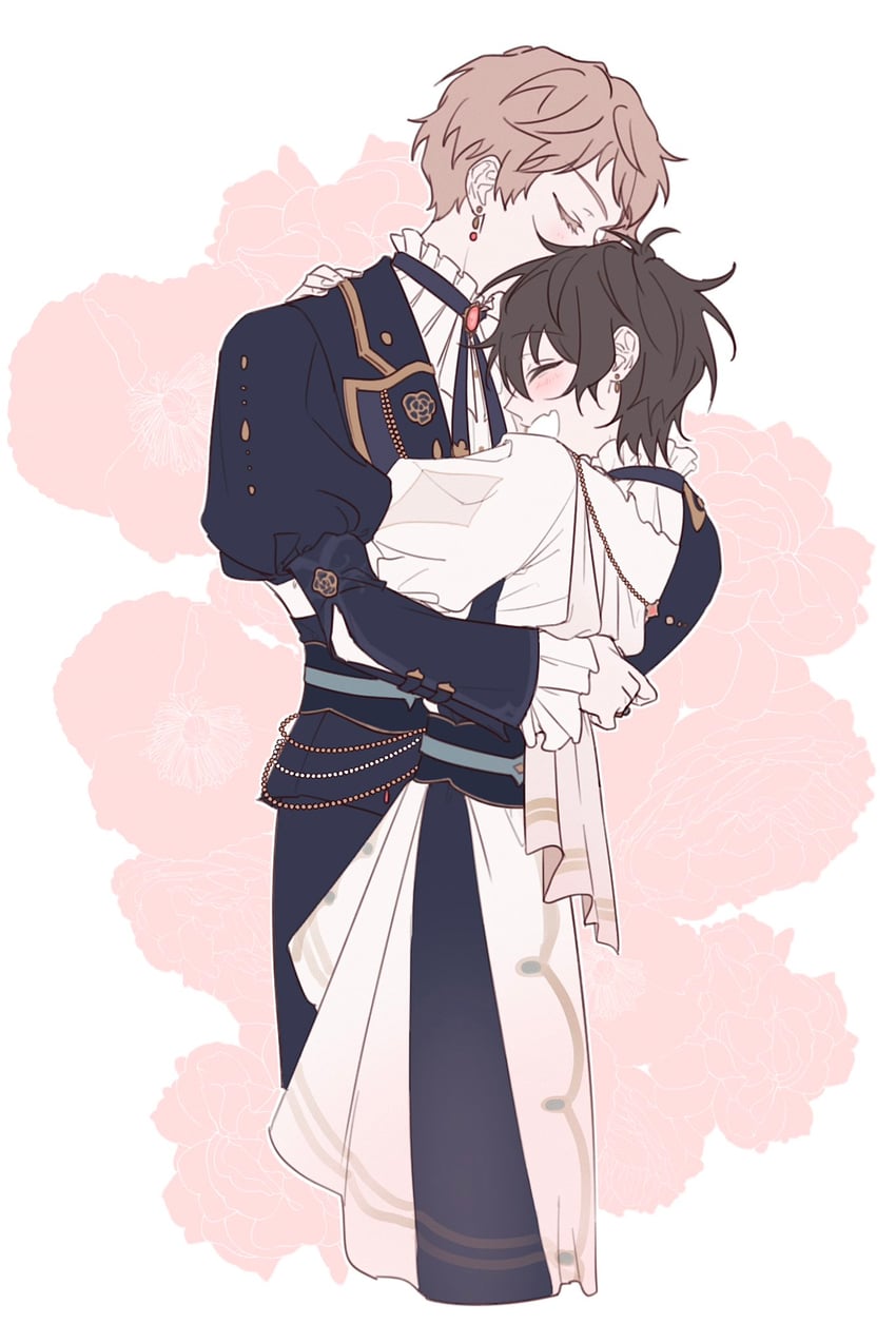 kagehira mika and itsuki shu (ensemble stars!) drawn by seogil