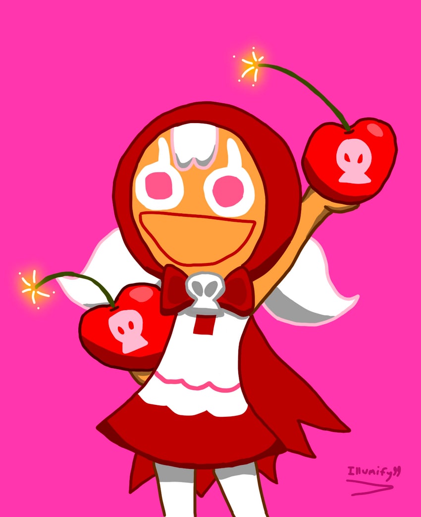 cherry cookie (cookie run) drawn by illumify99