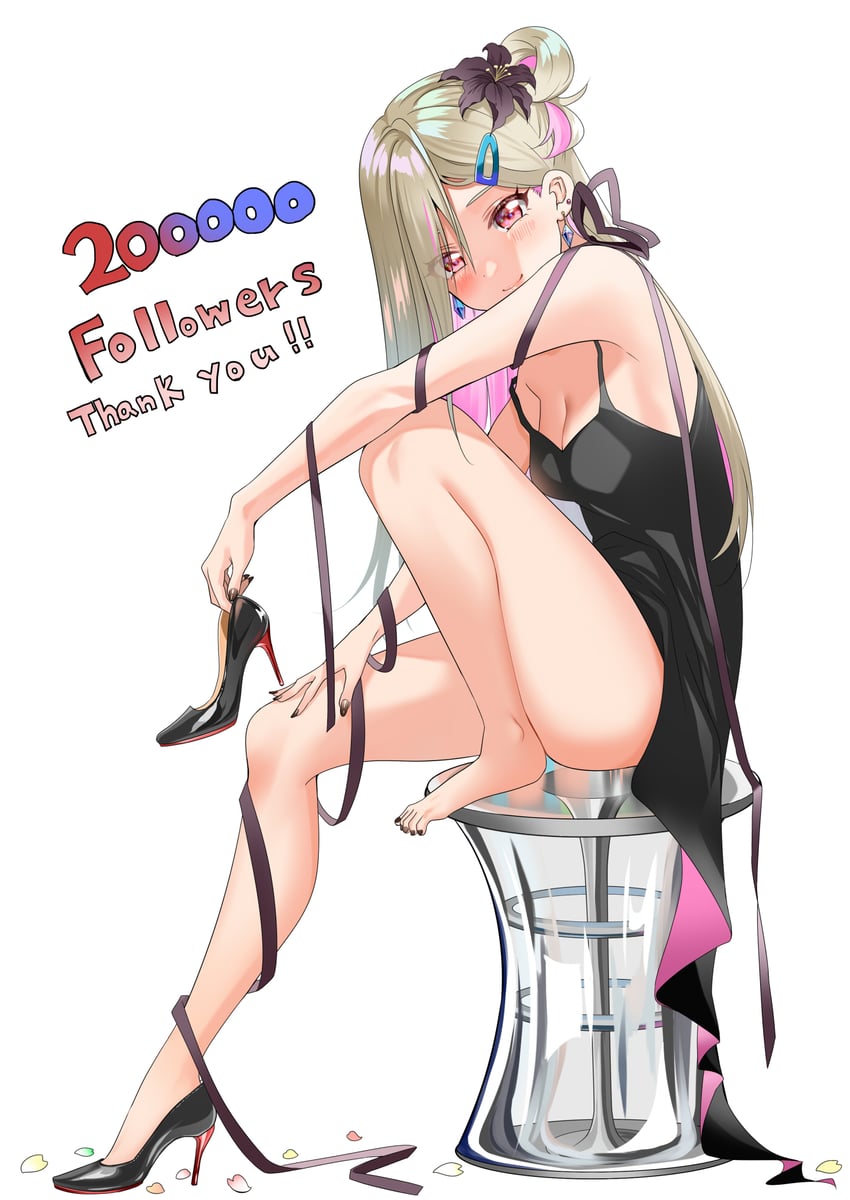 gal (hisabisa ni atta osananajimi ga iroiro to seichou shiteirunoni nounai dake seichou shiteinakute douyou shiteiru) drawn by piyopoyo
