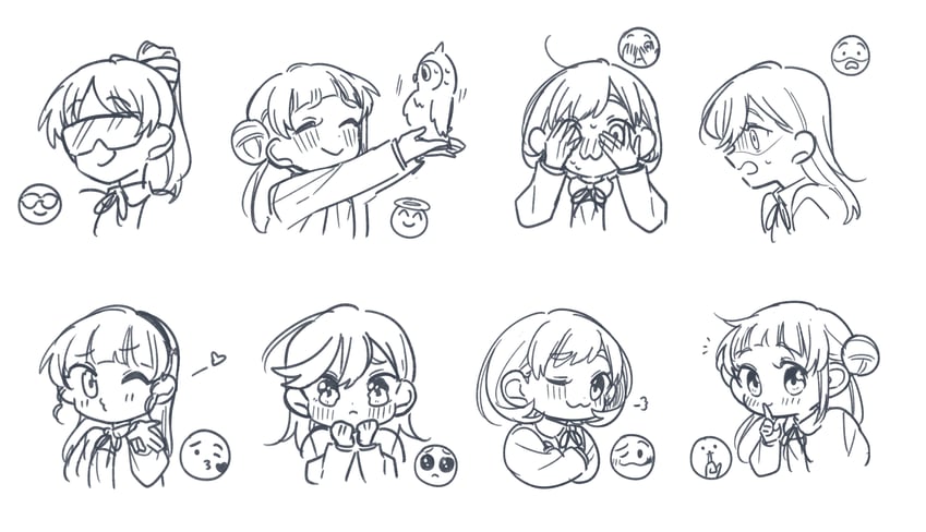 shibuya kanon, heanna sumire, tang keke, arashi chisato, and hazuki ren (love live! and 1 more) drawn by kashikaze