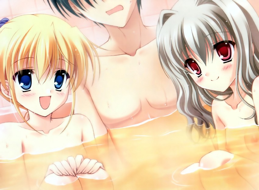 yoshino sakura, aisia, and asakura jun'ichi (da capo and 1 more) drawn by tanihara_natsuki