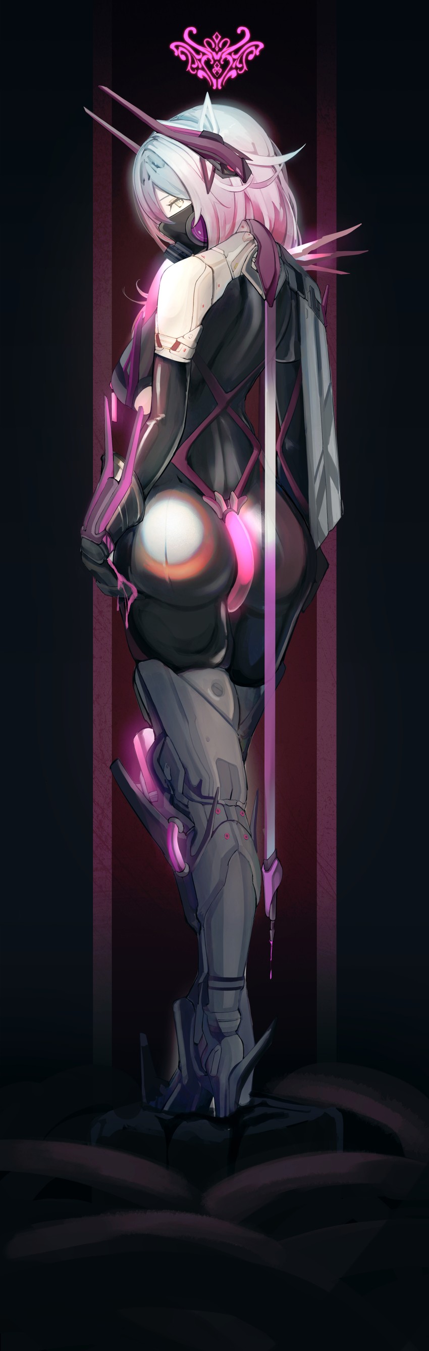 eula (genshin impact) drawn by yusha_m