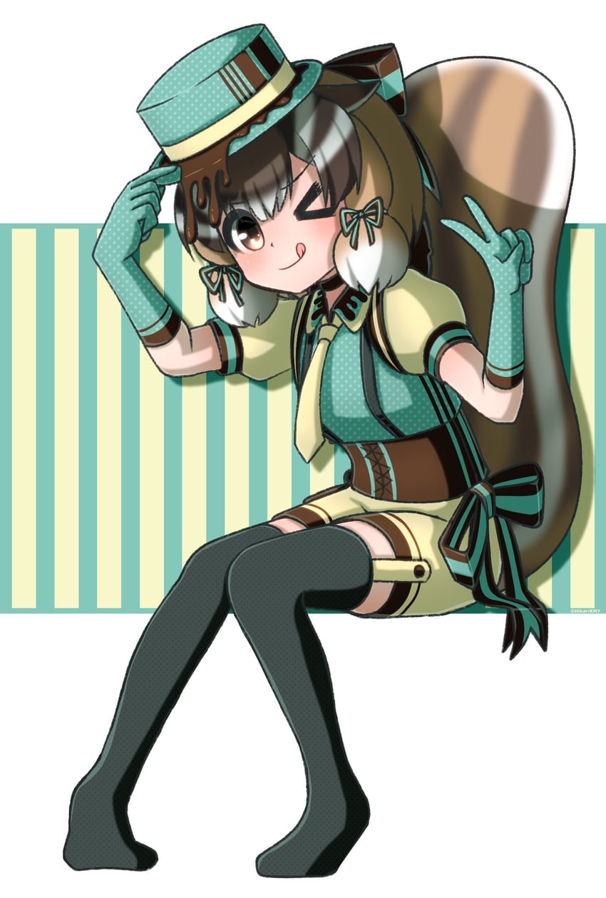 siberian chipmunk (kemono friends and 1 more) drawn by hikarikmy