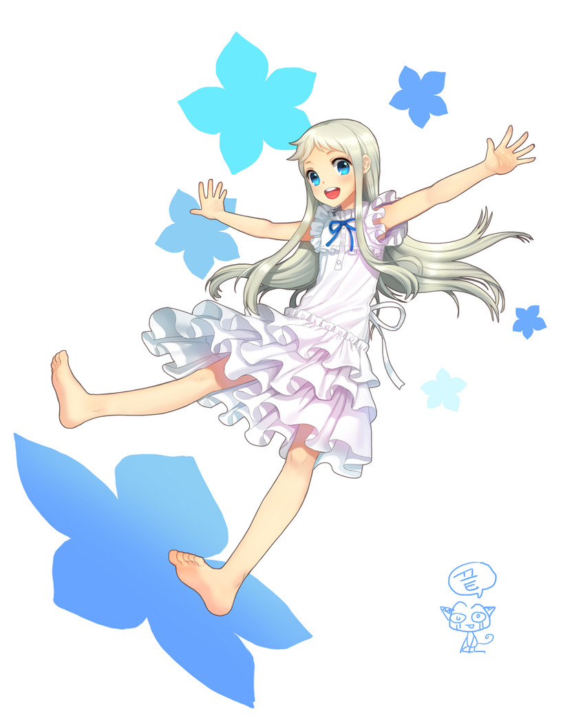 honma meiko (ano hi mita hana no namae wo bokutachi wa mada shiranai.) drawn by briska