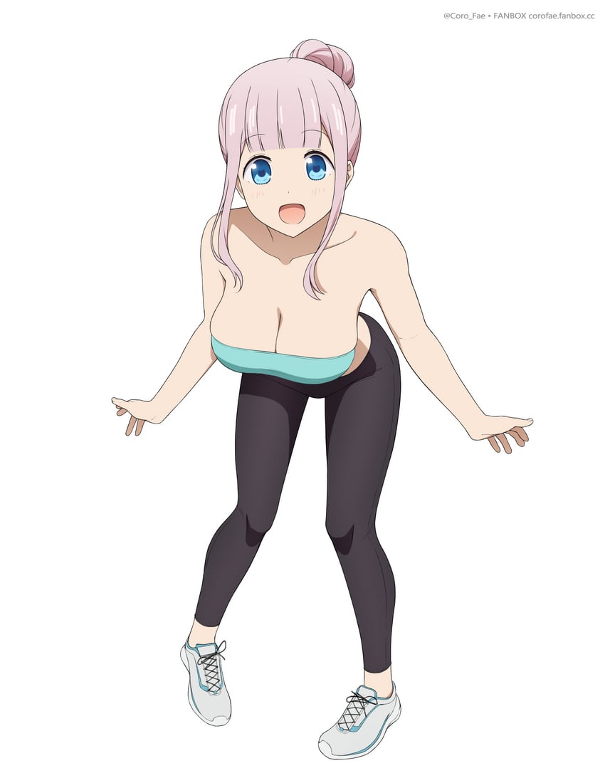 fujiwara chika (kaguya-sama wa kokurasetai ~tensai-tachi no renai zunousen~) drawn by coro_fae