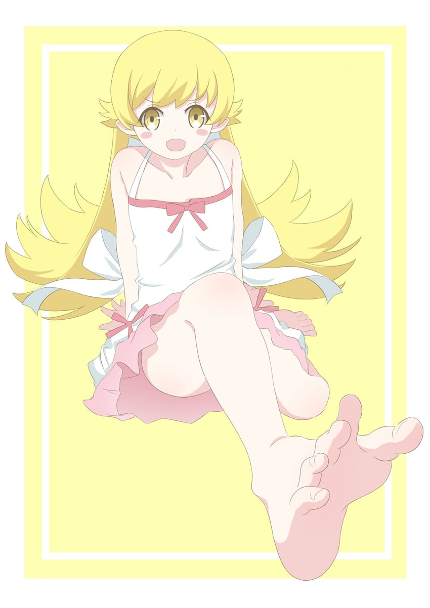 oshino shinobu (monogatari and 1 more) drawn by choco_donatsu