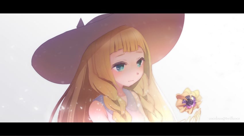 lillie and cosmoem (pokemon and 1 more) drawn by cocoloco