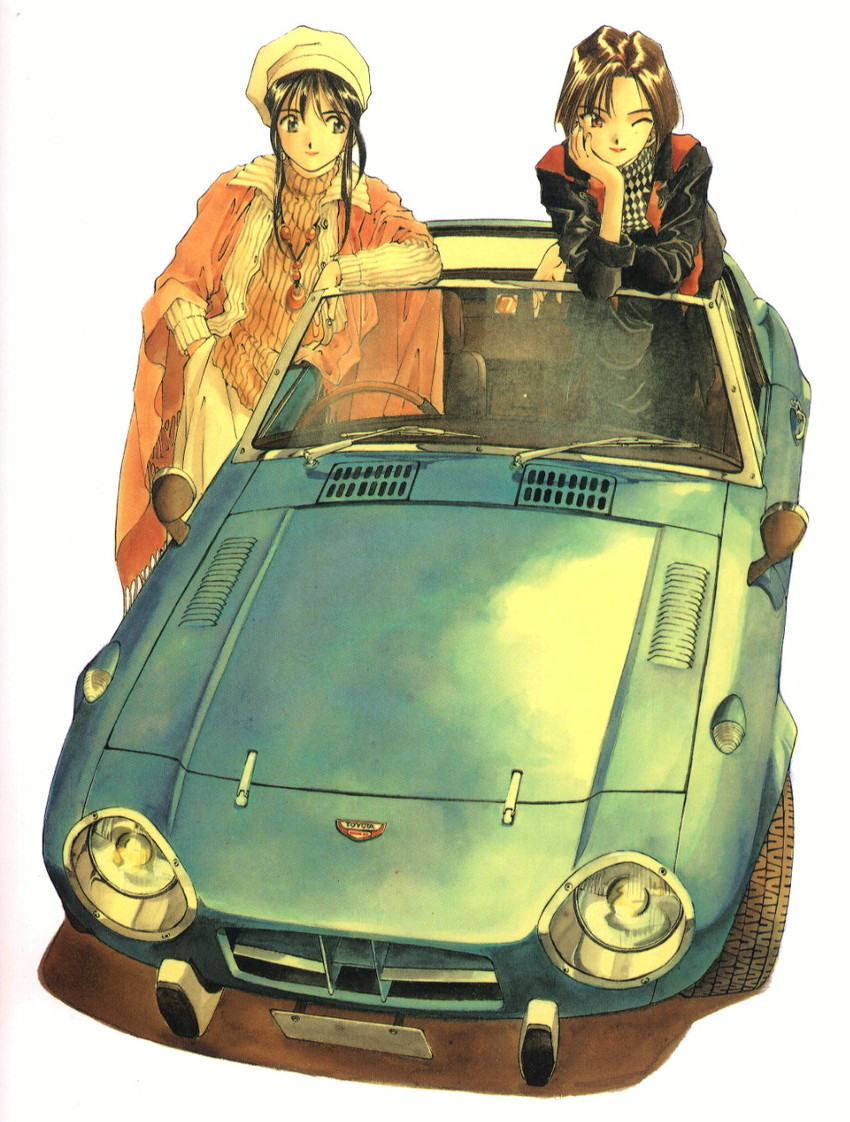 tsujimoto natsumi and kobayakawa miyuki (taiho shichauzo) drawn by fujishima_kousuke