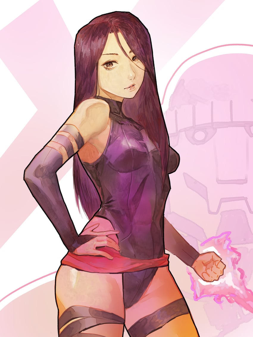 psylocke and sentinel (marvel and 1 more) drawn by subakeye