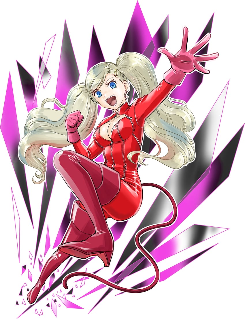 takamaki anne and panther (persona and 1 more) drawn by sanri_youko