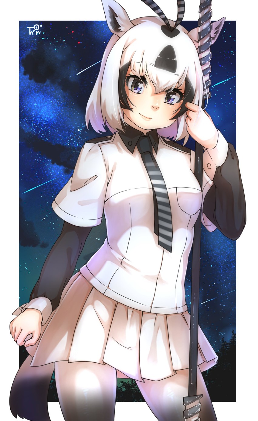 arabian oryx (kemono friends and 1 more) drawn by thin_(suzuneya)