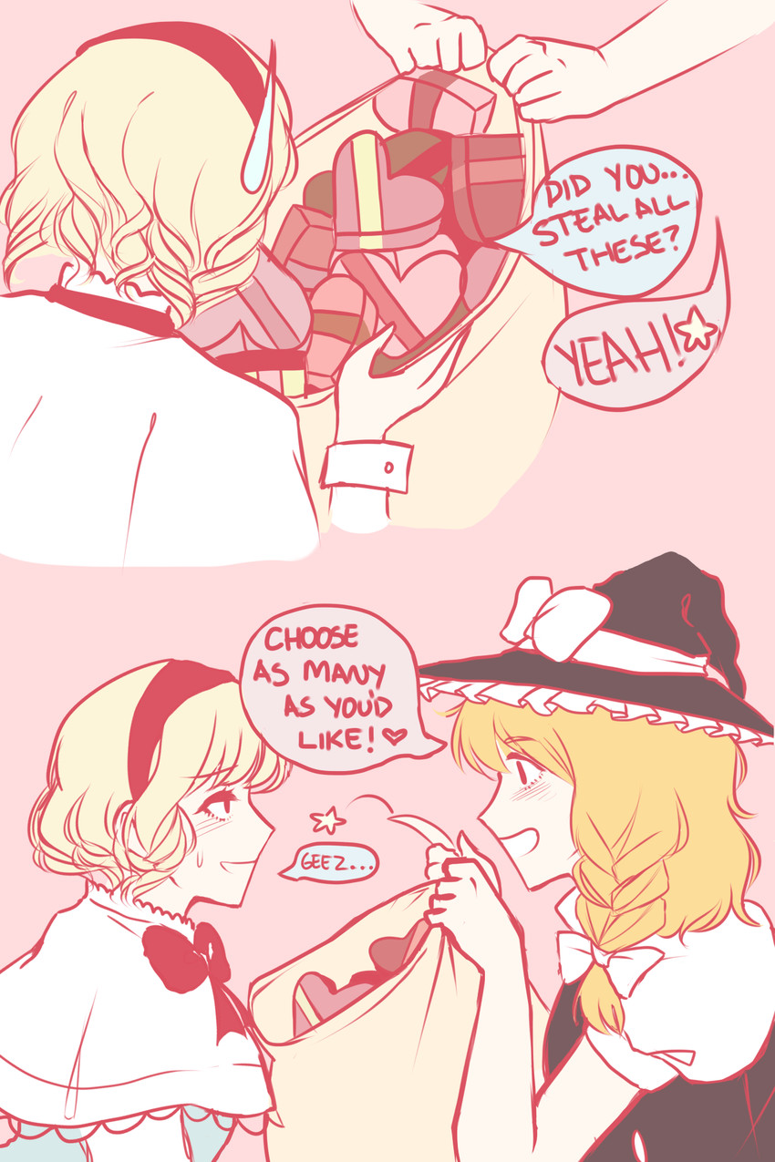 kirisame marisa and alice margatroid (touhou) drawn by orz_(kagewaka)