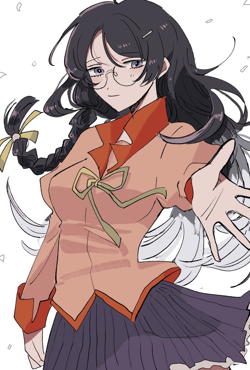 hanekawa tsubasa (monogatari and 1 more) drawn by bluemoon_ale