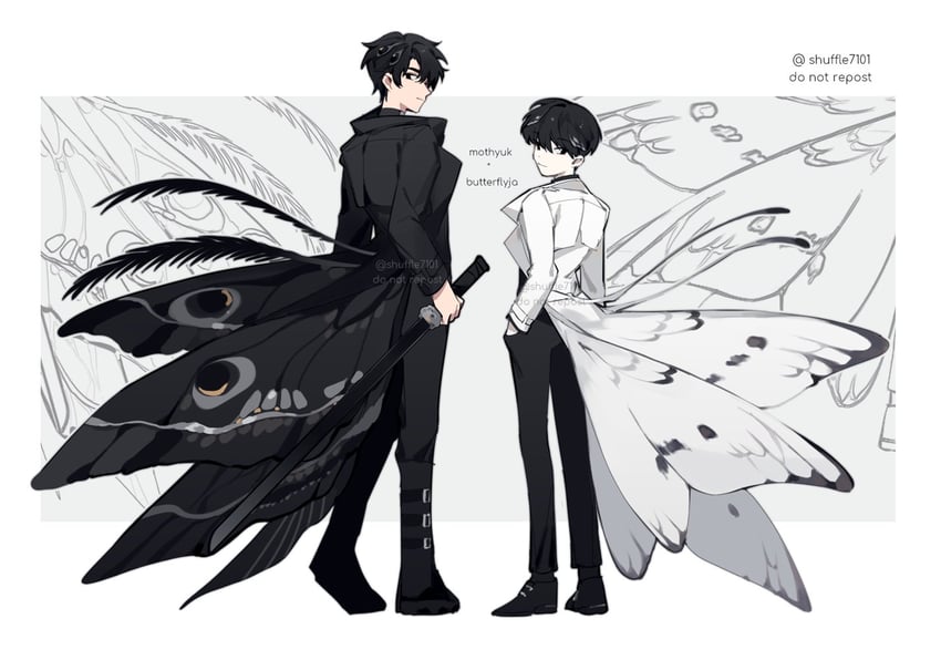 kim dokja and yoo joonghyuk (omniscient reader's viewpoint) drawn by soya_(shuffle)